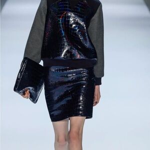 NWT Milly Black Pencil Skirt